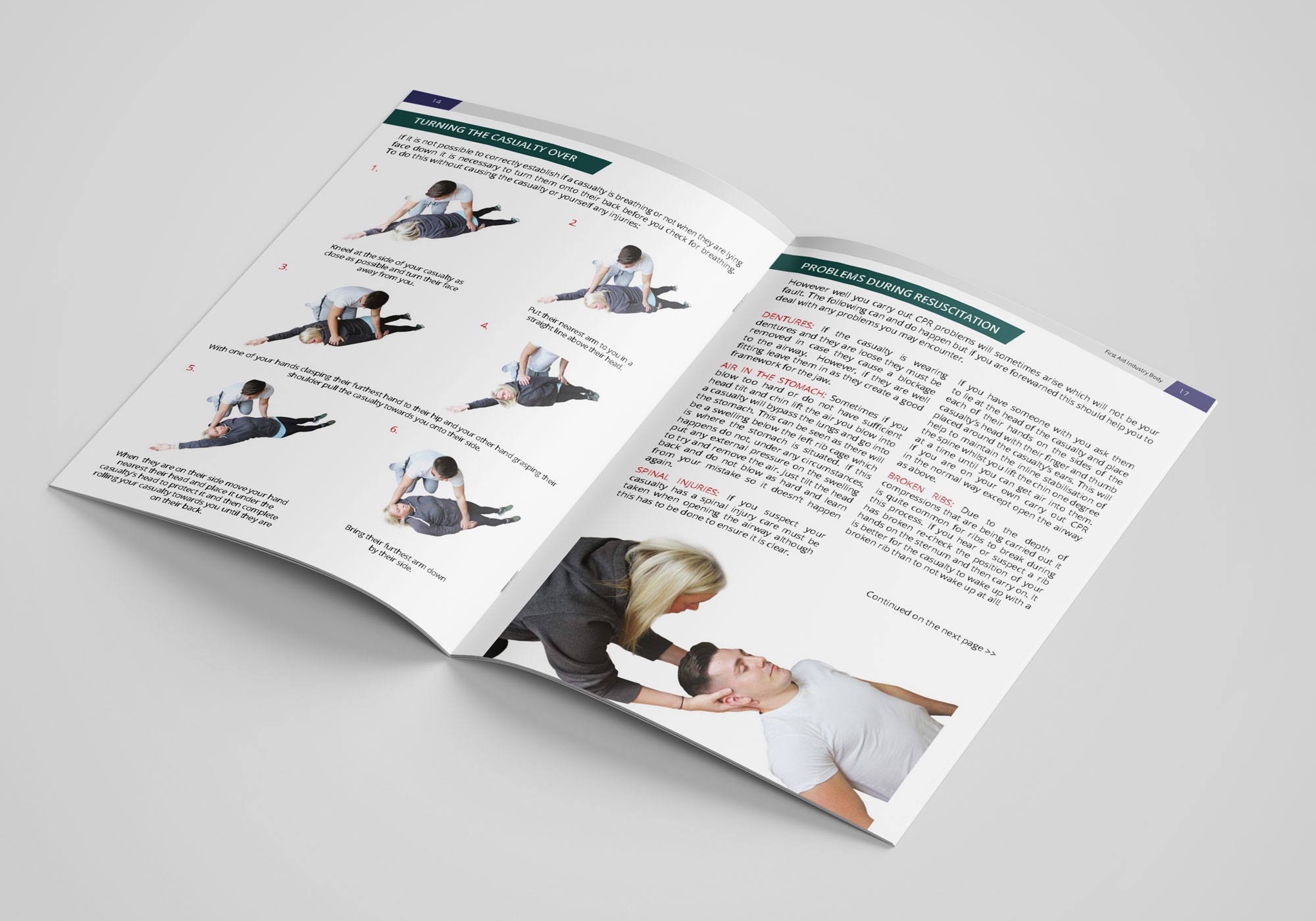 THE EMERGENCY FIRST AID AT WORK BOOK (A5)